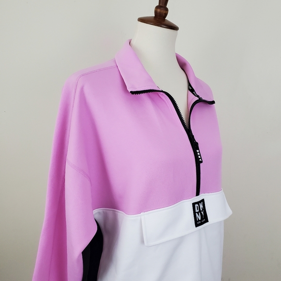 DKNY Sport Half Zip Pullover Sweatshirt - Picture 11 of 16